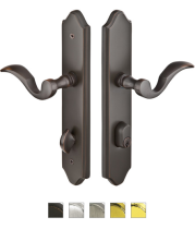 Emtek 1181 Configuration #1 Brass CONCORD Style Multi-Point Trim for Patio Doors