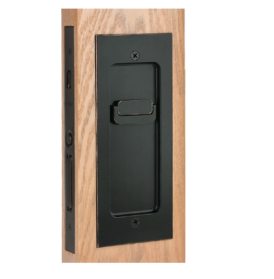 Emtek 2114 Modern Rectangular Passage Pocket Door Mortise Lock | Low ...