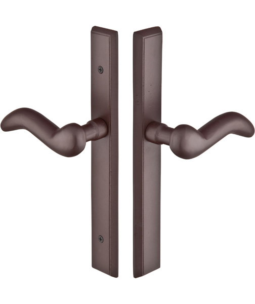 Emtek Door Configuration #6 SandCast Bronze RECTANGULAR Style Multi ...