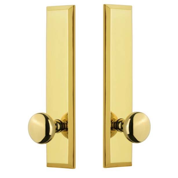 Grandeur Fifth Avenue Tall Plate with Choice of Knob or Lever | Low ...