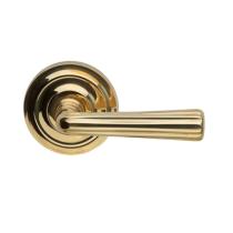 Omnia 706 Lever Latchset Polished Brass (US3)