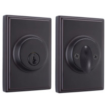 Weslock Elegance Collection 3771 Woodward Single Cylinder Deadbolt Oil Rubbed Bronze