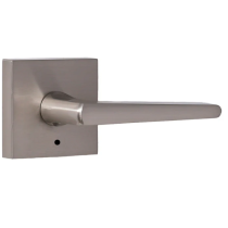 Weslock Transitional Collection 00710-7 Philtower Privacy Lever Set  Satin Nickel