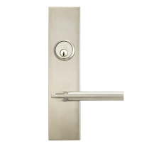 Omnia 12025 Mortise Lockset Brushed Stainless Steel