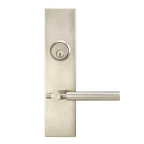 Omnia 12032 Mortise Lockset Brushed Stainless Steel