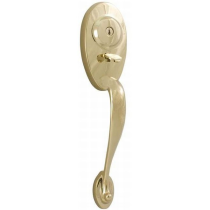 Weslock Lexington 1400 Handleset Polished Brass