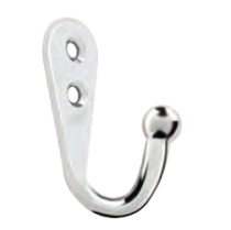 Omnia 212 Hook Polished Chrome (US26)