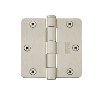 Emtek 3-1/2" Radius Corner Brass Heavy Duty Hinges