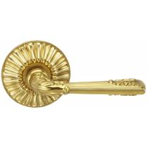 Omnia Classico Collection 309RE Lever Latchset Florentine Brass (D)