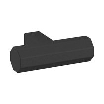 Baldwin 4416 Octagonal Cabinet Knob Satin Black (190)