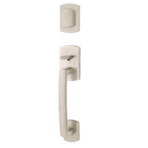 Emtek 451721 Ridgemont Handleset Tumbled White Bronze (TWB)