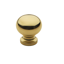 Baldwin Classic Cabinet Knob (4702, 4704, 4706) shown in Polished Brass (030)