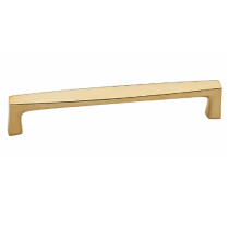 Baldwin 4976 Palm Springs Cabinet Pull shown in Polished Brass