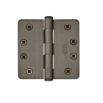 Emtek 4" x 4" Solid Brass Radius Corner Heavy Duty Hinges 96224