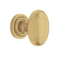 Baldwin Estate 5025 door Knob Set Satin Brass and Brown (060)