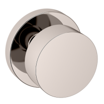 Baldwin Estate Pre-Configured 5055 Door Knob Set with 5046 Rose Lifetime Polished Nickel (055)