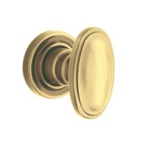 Baldwin Estate 5057 door Knob Set Satin Brass and Brown (060)