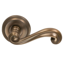 Omnia 55 Lever Latchset Antique Bronze (US5A)