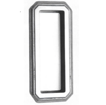 Omnia 654 Traditional Flush Pull Polished Chrome (US26)