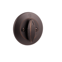 Kwikset 667 One Sided Deadbolt with Exterior Plate