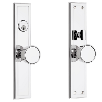 Baldwin Estate 6945 Hollywood Hills Mortise Entrance Set in Polished Chrome