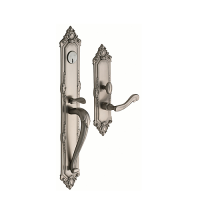 Baldwin Estate 6950 Kensington Full Plate Mortise Handleset in Satin Nickel 