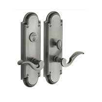 Baldwin Estate 6951 Stanford Mortise Entrance Set in antique Nickel