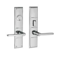 Baldwin Estate 6973 Houston Mortise Entrance Set in Polished Chrome