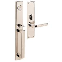 Baldwin Estate 6976 Minneapolis Mortise Handleset in Lifetime Polished Nickel 