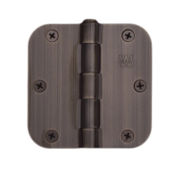 Weslock 70100 3-1/2" x 3-1/2" Hinge with 5/8" Radius Corner 