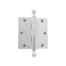 Grandeur 833051 3.5" Acorn Tip Hinge with Square Corners Bright Chrome