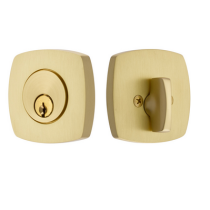 Emtek 8426 Urban Modern Single Cylinder Deadbolt Satin Brass