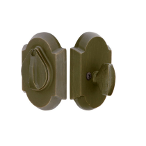 Emtek #1 Style Single Cylinder Deadbolt Medium Bronze (MB) 