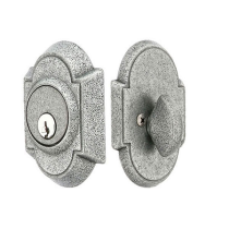 Emtek 8461 #1 Style Single Cylinder Deadbolt Satin Steel (SS)