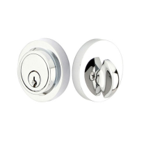 Emtek 8467 Modern Single Cylinder Deadbolt Polished Chrome (US26)