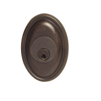 Emtek 8473 #14 Style Single Cylinder Deadbolt Medium Bronze (MB)