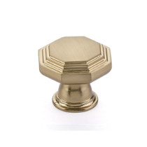 Emtek 86465, 86466 Transitional Heritage Midvale Cabinet Knob Satin Brass