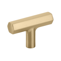 Emtek Mod Hex T-Knob Satin Brass (US4)