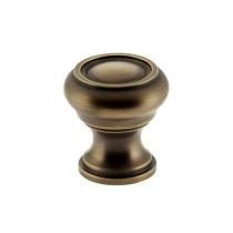 Omnia 9045/25 Cabinet Knob from the Traditions Collection Antique Brass 