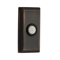 Baldwin 4860 Rectangular Bell Button Venetian Bronze (112)