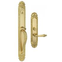 Omnia Amagansett Mortise Entrance Handleset w/Classico Collection Interior