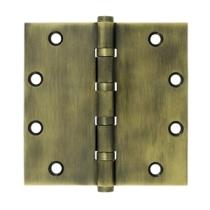 Deltana 5" x 5" Square Corner Ball Bearing Solid Brass Hinges DSB55B5