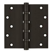 Deltana 6" x 6" Square Corner Ball Bearing Solid Brass Hinges DSB66BB