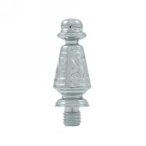 Deltana Solid Brass OrnateTip Finial