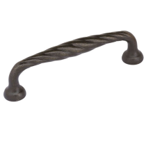 Emtek Tuscany Bronze Twist Fixed Cabinet Pull 86103, 86104, 86105, 86238, 86239,