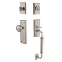 Grandeur Fifth Avenue Handlest with C Grip in Satin Nickel (SN)