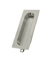 Deltana FP222-15 Rectangular Flush Pull Satin Nickel