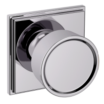 Baldwin Estate Pre-Configured K008 Door Knob Set with R050 Rose Polished chrome (260)