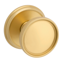 Baldwin Estate K012 Tulip Door Knob Set Lifetime Satin Brass (044)