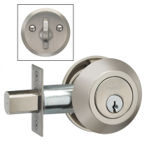 Omnia MODDB Prodigy Modern Auxillary Deadbolt in Satin Nickel